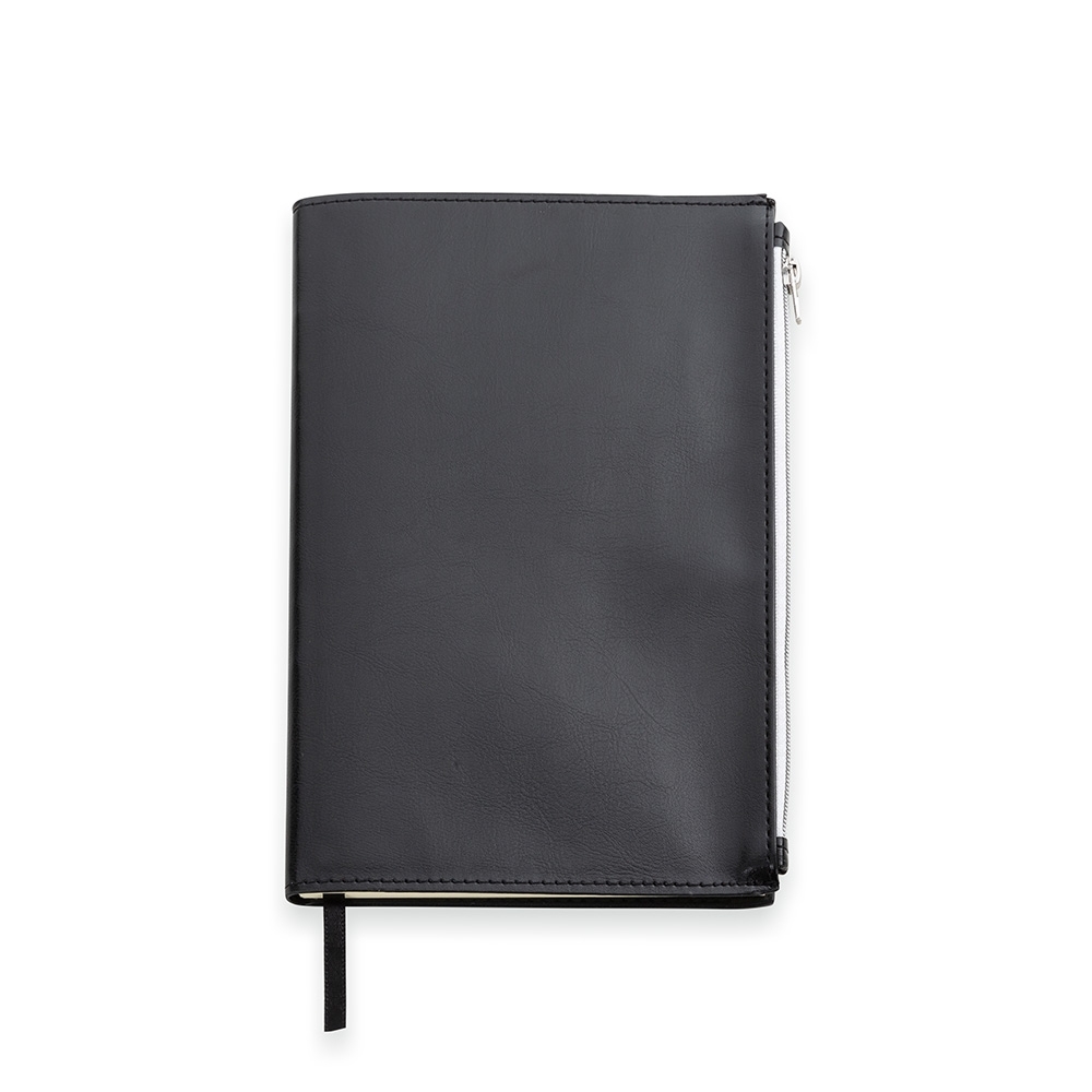 Caderno com Bolso frontal Capa couro ecológico