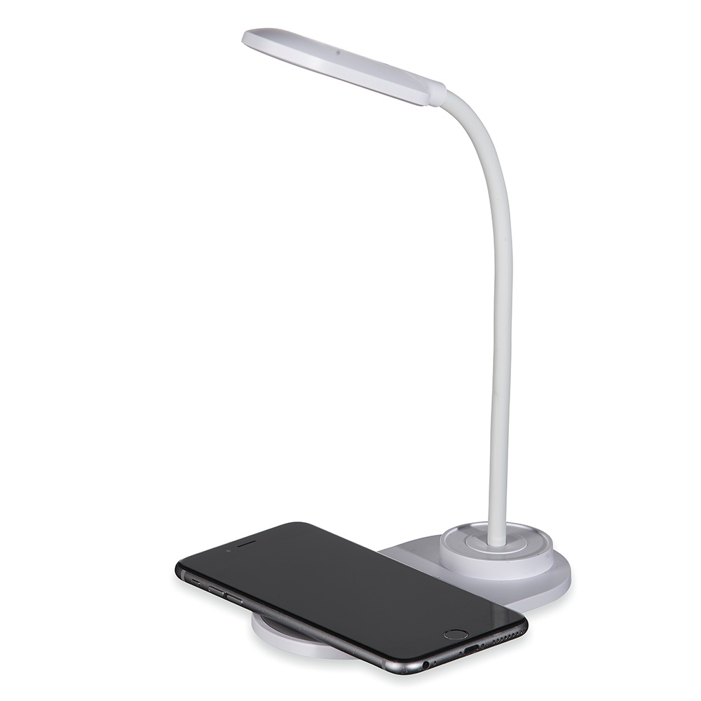 Luminária LED de Mesa com Carregador Wireless por indução