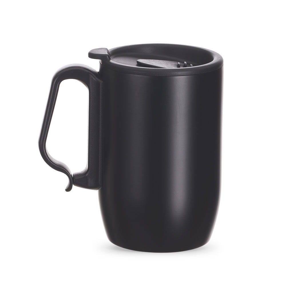 Caneca em aço inox parede dupla 350 ml