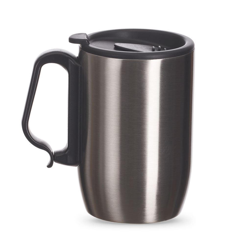 Caneca em aço inox parede dupla 350 ml