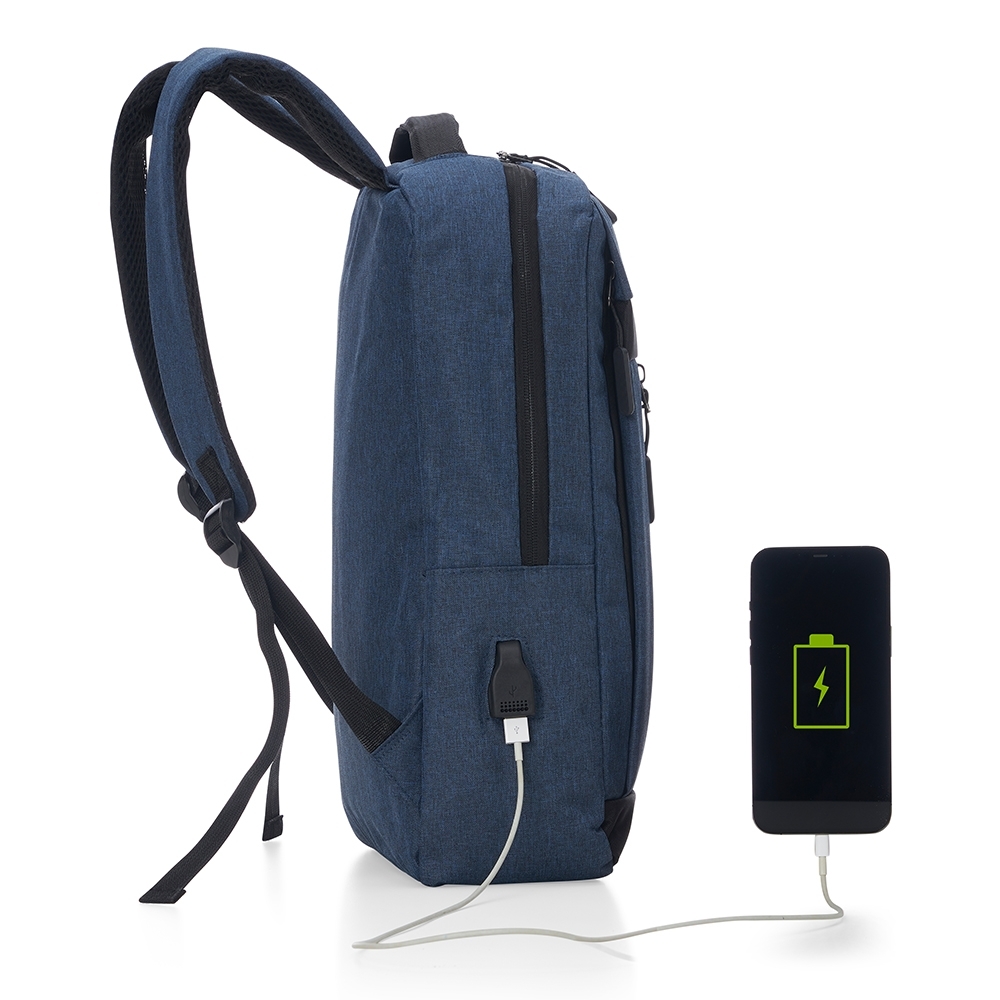 Mochila de Nylon USB