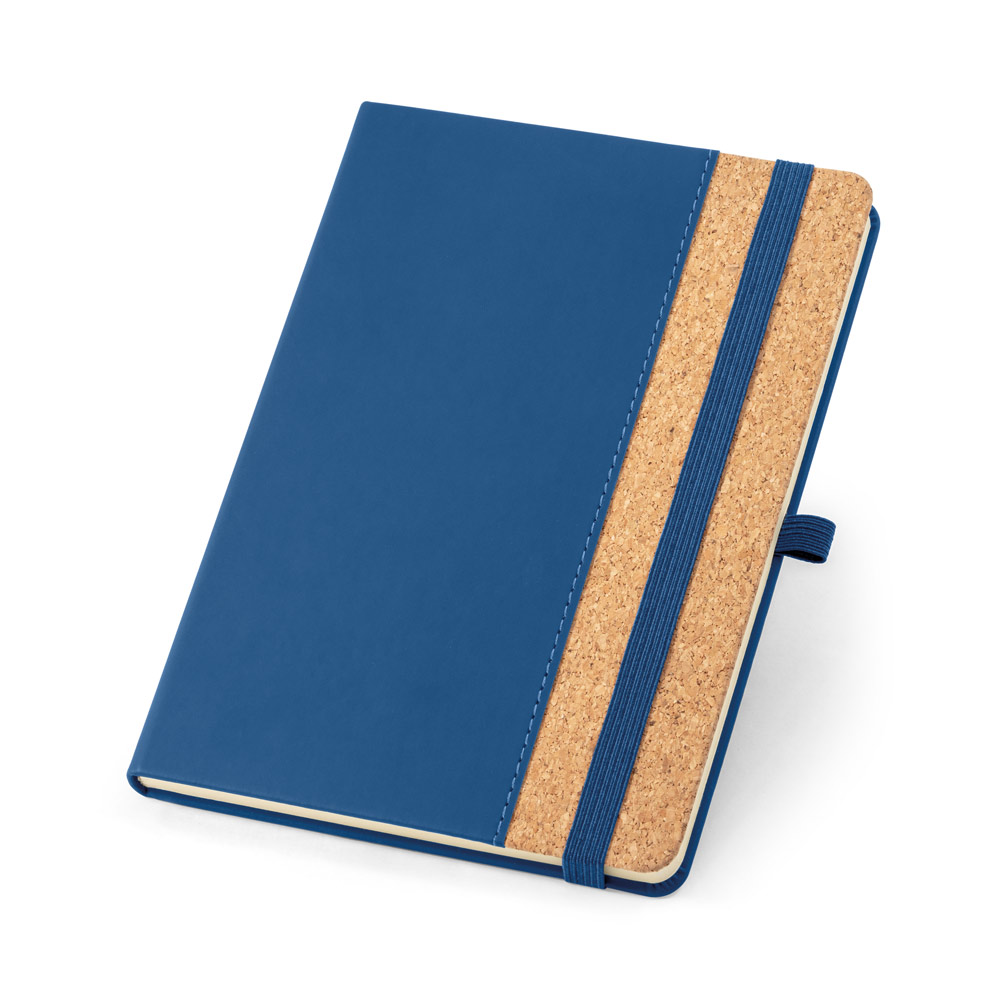 Caderno capa dura  140 x 210 mm   Cortiça e PU