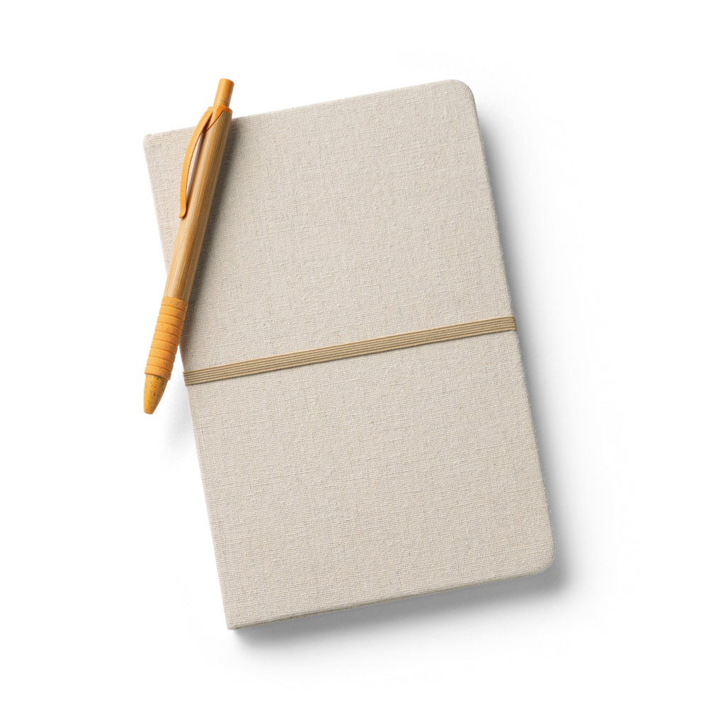 Caderno capa dura Linho 230g. 140 x 210 mm