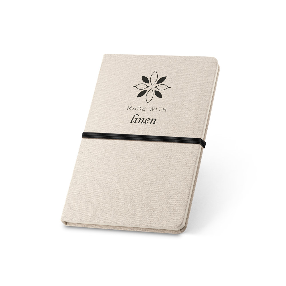 Caderno capa dura Linho 230g. 140 x 210 mm