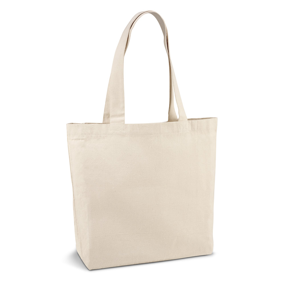 Sacola 100% algodão canvas (280 g/m²) com bolso interior  Ecológica