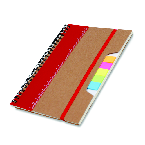 Caderno Ecológico 21cm x 14cm, capa em papel kraft