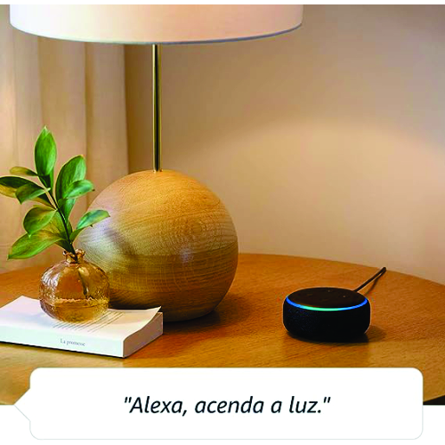 ALEXA Echo Dot (3ª Geração): Smart Speaker com Alexa - Cor Preta