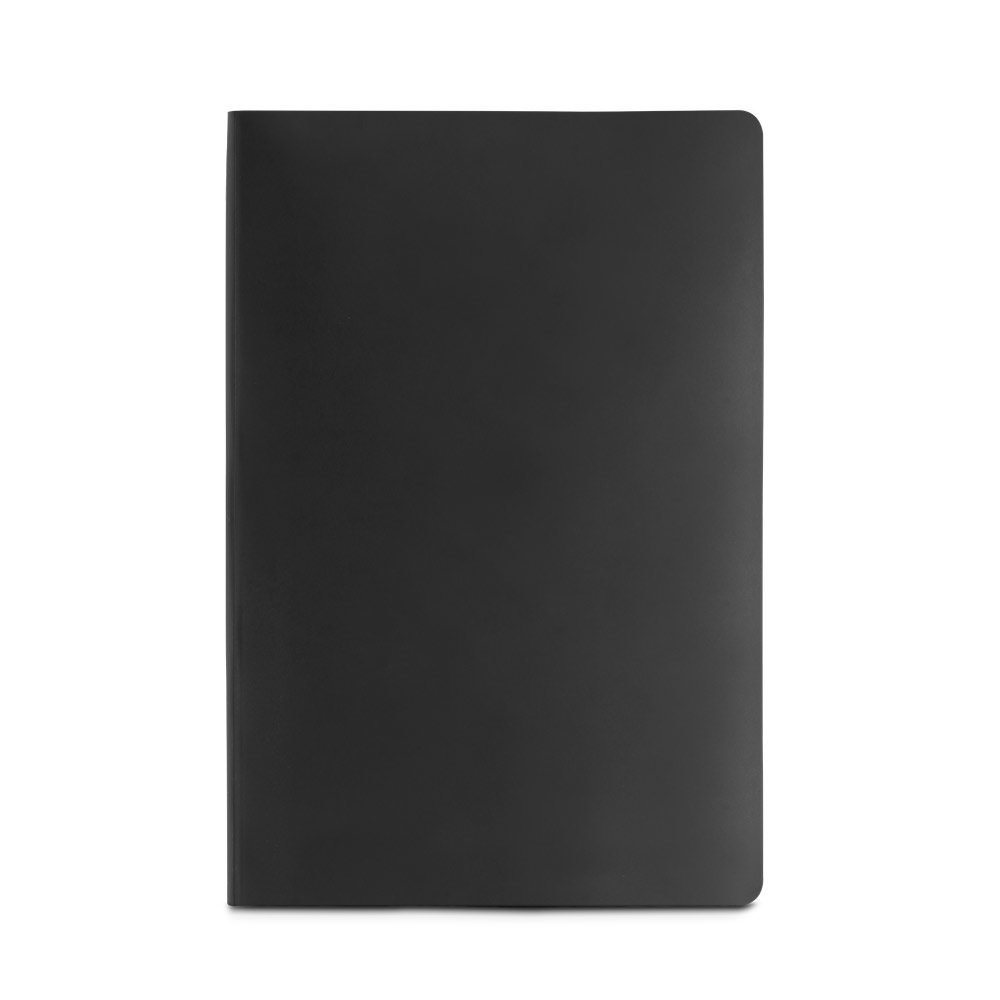 Caderno A5 (120g/m²) capa flexível em papel pedra 140 x 210 mm. Ecológico. Sustentável