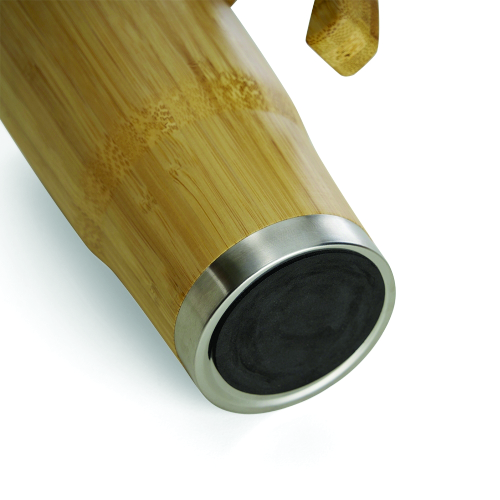 Caneca em bambu. Capacidade 500 ml. 18,1x12,2x26. Ecológica. Sustentável