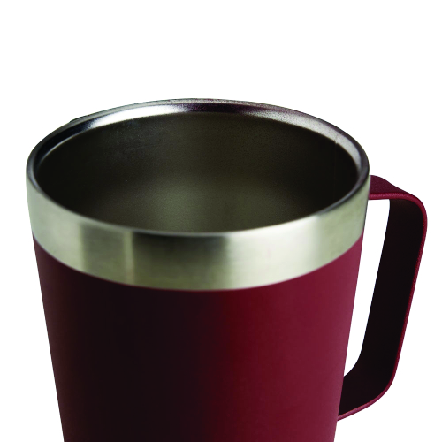 Caneca Térmica Inox com abridor. Capacidade 500 ML.