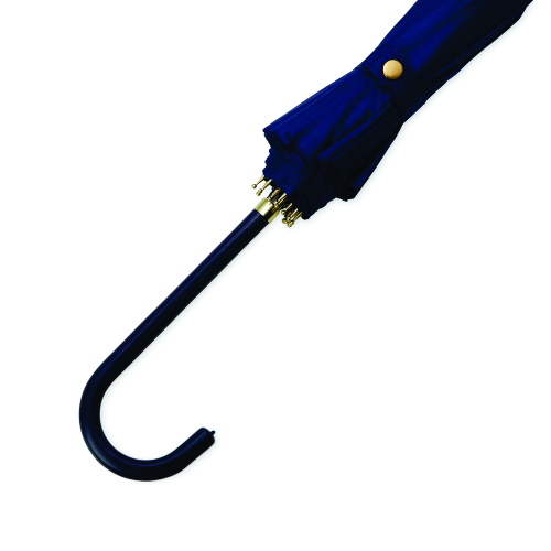 Guarda-chuva em poliéster com abertura automática. 16 varetas em fibra de vidro. 103,5 cm aberto.