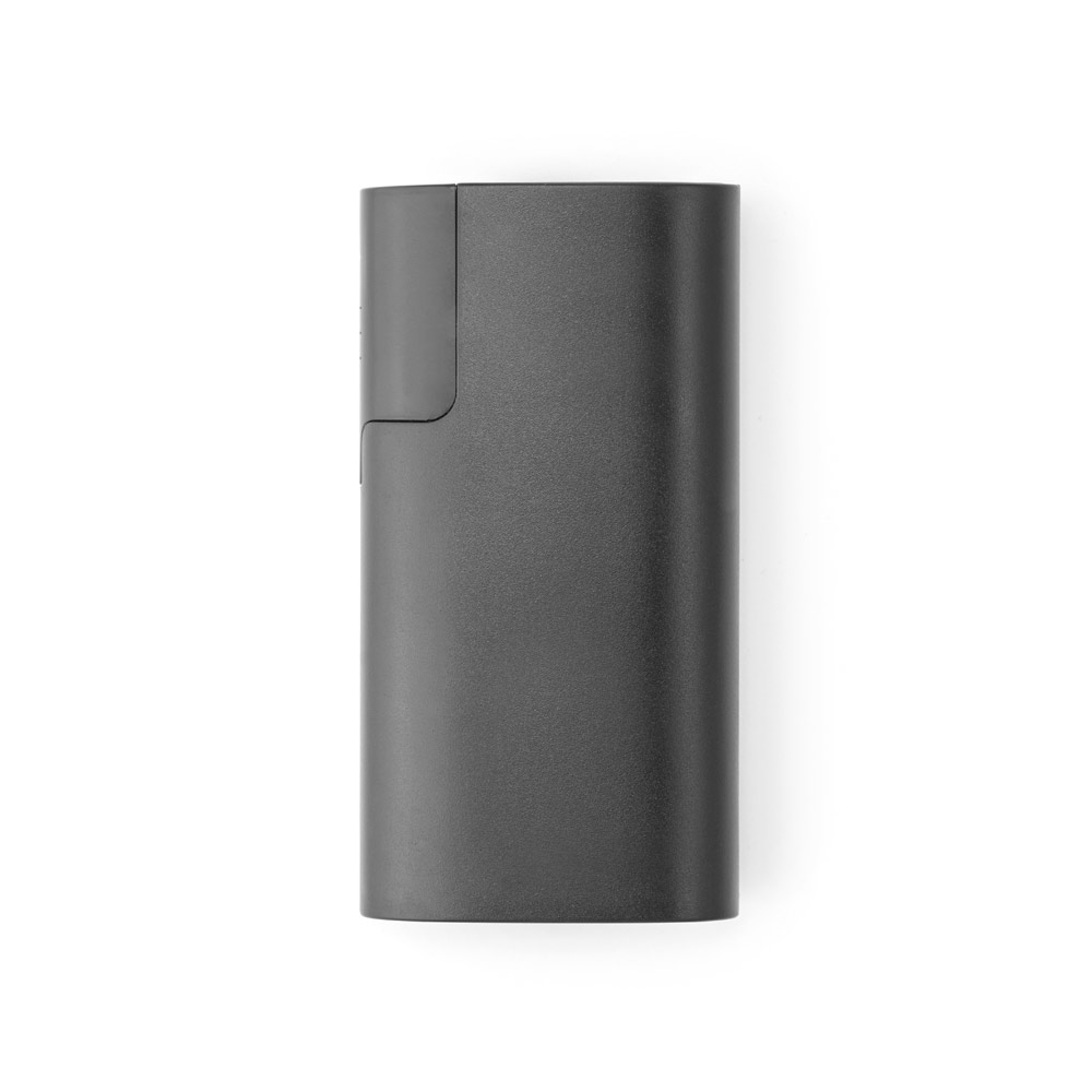 Bateria portátil em ABS com bateria polímero de lítio 4.000 mAh.  102 x 52 x 22 mm