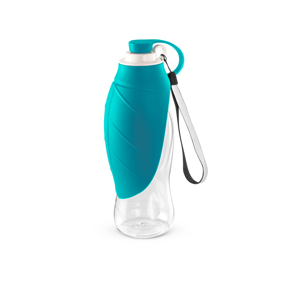 Novidade 2025!!! Squeeze para PET em PP e silicone. Capacidade de 580 mL. 230 x 80 mm.