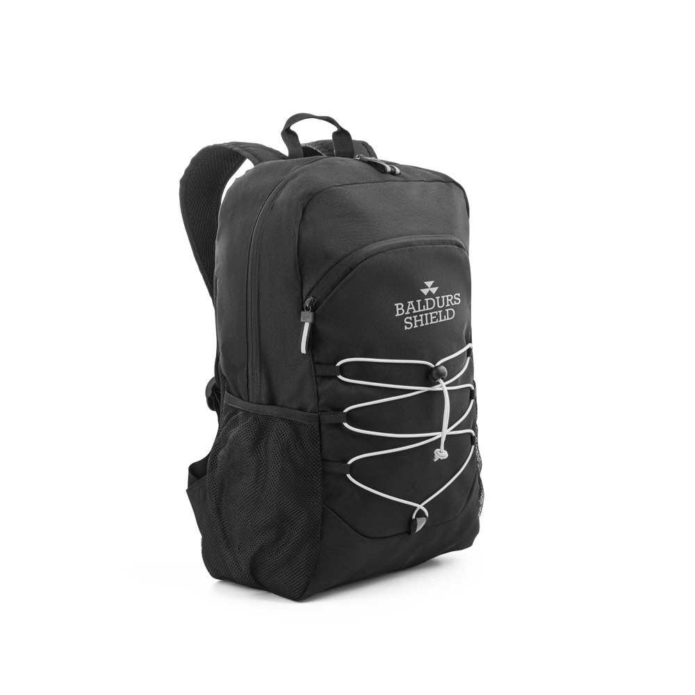 Novidade 2025!!! Mochila para notebook em 300D e 600D, ambos em poliéster reciclado (100% rPET) com elementos refletores. Capacidade até 18 L. 320 x 450 x 140 mm.