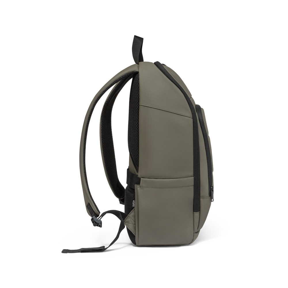 Novidade 2025!!! Mochila para notebook em 600D, poliéster reciclado (100% rPET), de alta densidade, com revestimento resistente à água e forro em 210D poliéster reciclado (100% rPET). Capacid