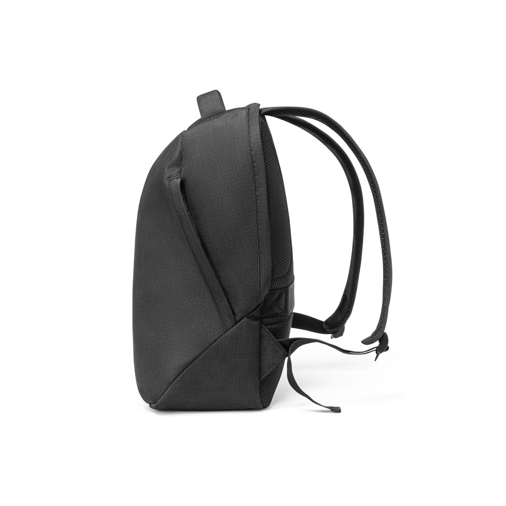 Novidade 2025!!! Mochila para notebook em 600D ripstop, com divisória para notebook até 15.6". Capacidade até 17 L. 310 x 410 x 155 mm.