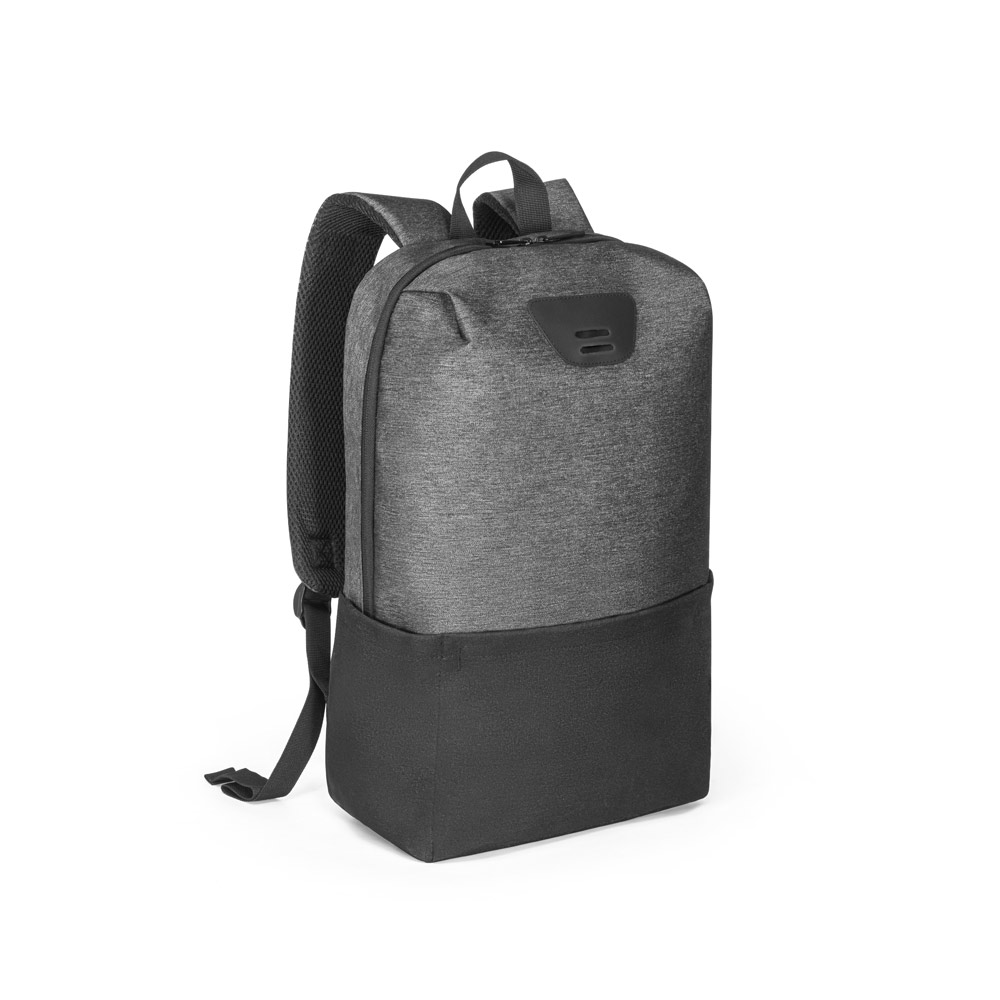 Novidade 2025!!! Mochila para notebook em 300D 2Tone de alta densidade com nylon. Capacidade até 17 L. 280 x 440 x 150 mm.