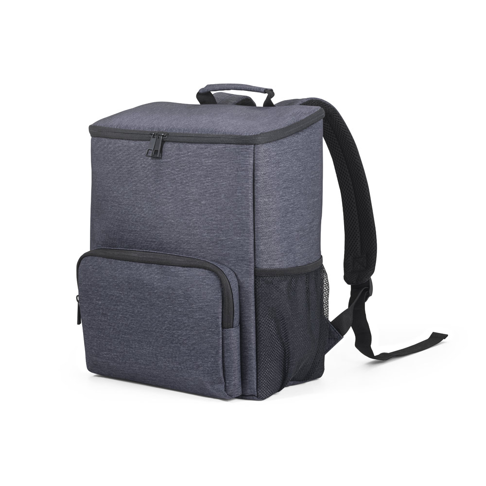 Novidade 2025!!! Mochila com isolamento térmico em Nylon 2Tone com interior forrado em PEVA. Capacidade até 15 L. Certificação EU Food Grade. 290 x 380 x 160 mm