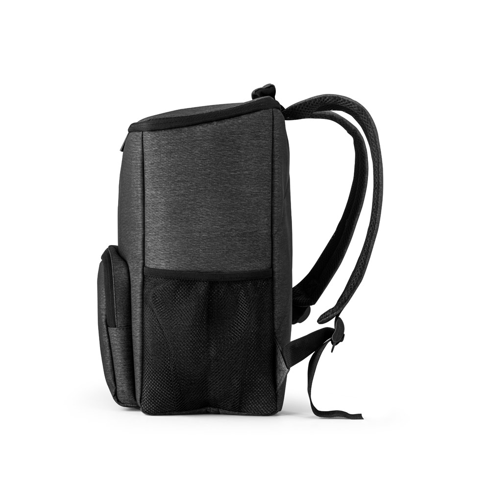 Novidade 2025!!! Mochila com isolamento térmico em Nylon 2Tone com interior forrado em PEVA. Capacidade até 15 L. Certificação EU Food Grade. 290 x 380 x 160 mm