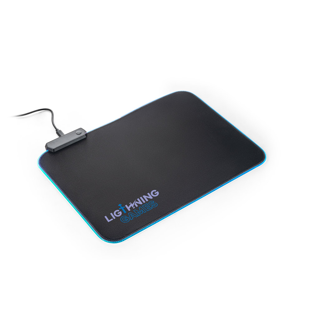 Novidade 2025!!! Mouse pad para jogos em poliéster com base antiderrapante em borracha. 250 x 350 x 4 mm.