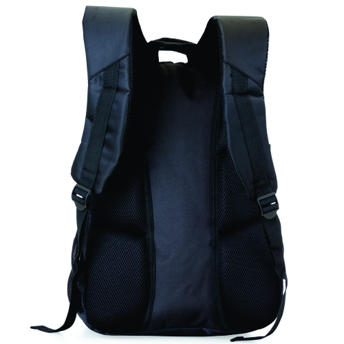 Mochila poliéster para notebook, contém detalhes em nylon e neoprene. 47 x 38 x 19 cm