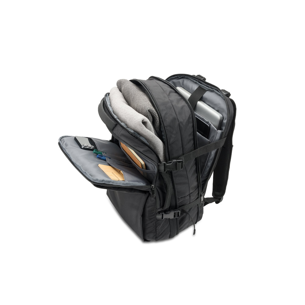Novidade 2026!!! Mochila de viagem em poliéster reciclado 600D de alta densidade,bolso para notebook 17.3" 29 L