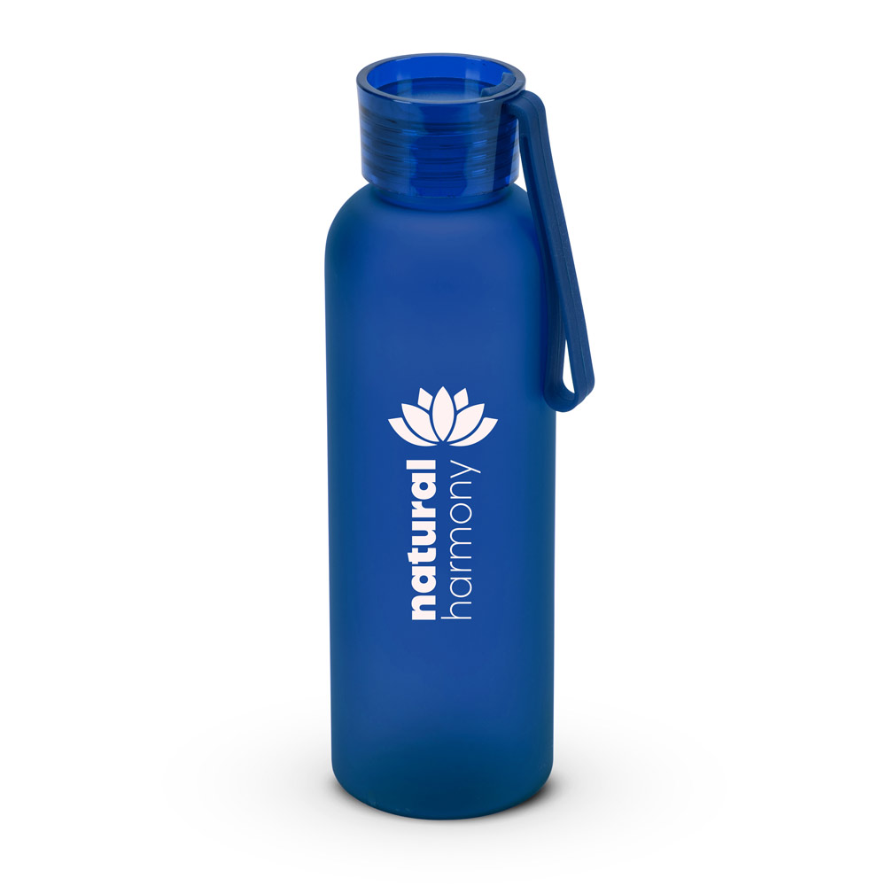 Novidade 2026!!! Squeeze esportiva em PET 100% reciclado, com acabamento fosco 600 mL