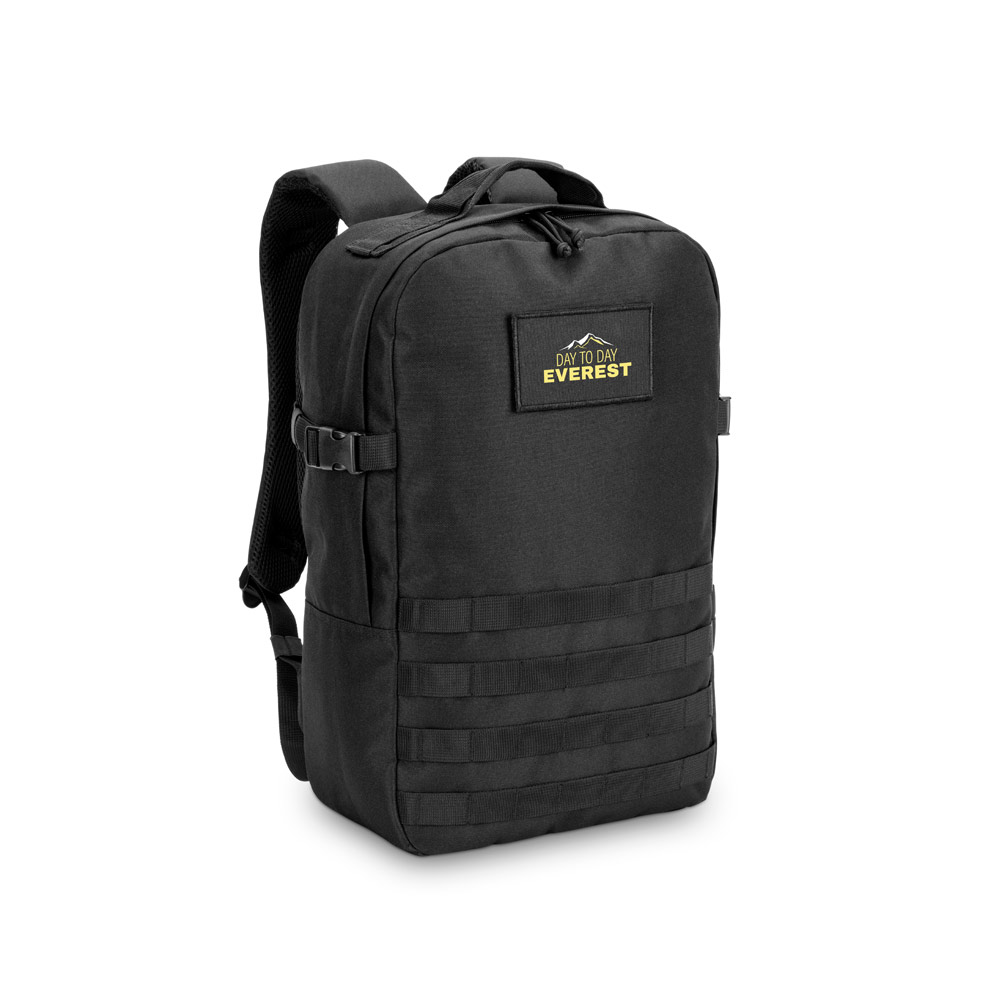 Novidade 2026!!! Mochila estilo militar em poliéster reciclado 600D, de alta densidade, com bolso para notebook 17.3" 21 L