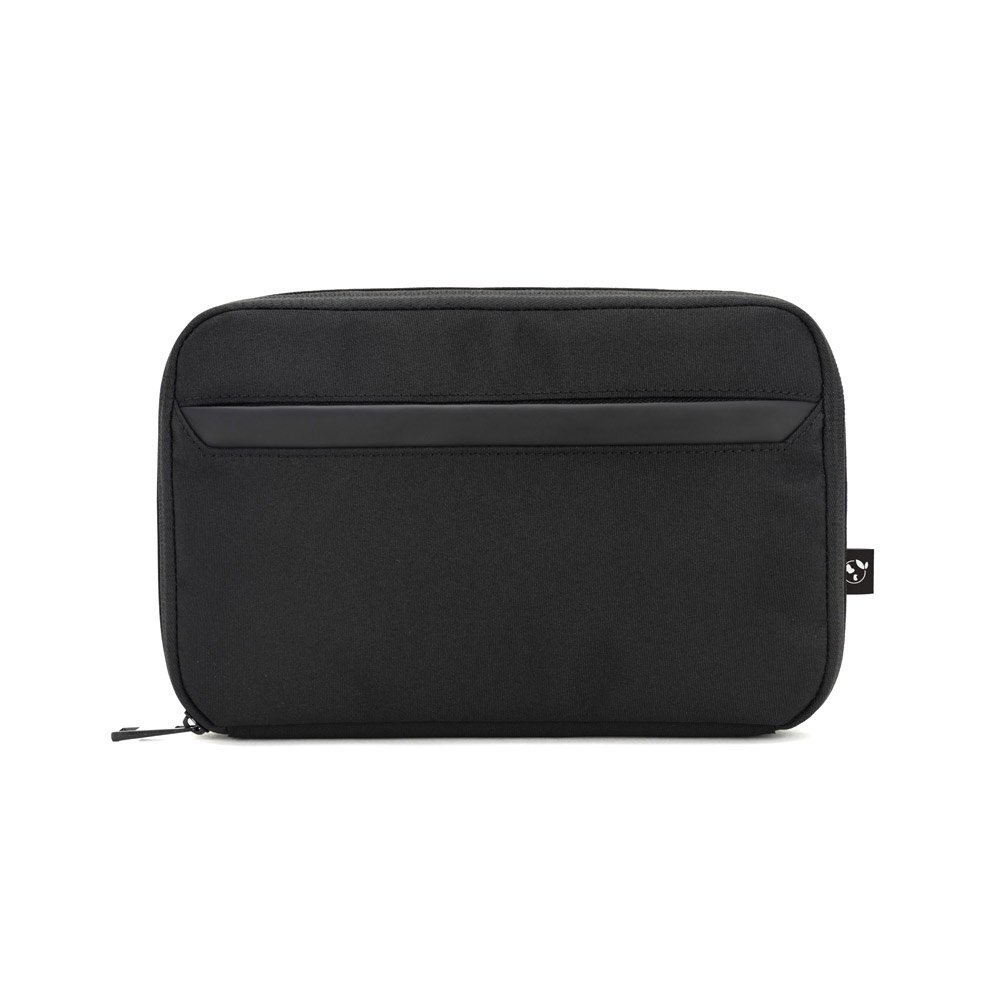 Novidade 2026!! Bolsa organizadora espaçosa para acessórios tecnológicos em poliéster reciclado 600D twill