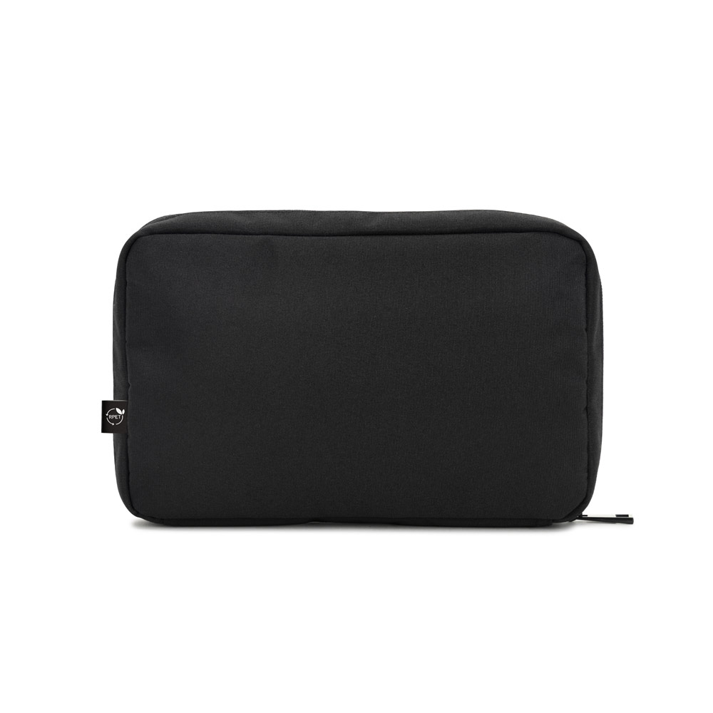 Novidade 2026!! Bolsa organizadora espaçosa para acessórios tecnológicos em poliéster reciclado 600D twill