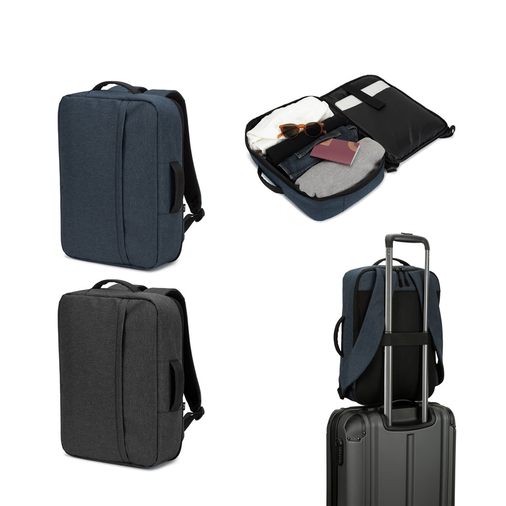 Novidade 2026!!! Mochila para notebook 15.6" em poliéster reciclado 300D de alta densidade 15 L