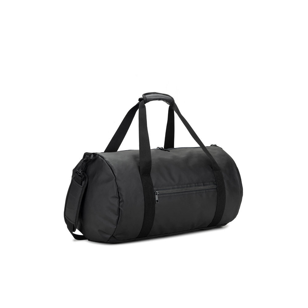 Novidade 2026!!! Bolsa esportiva em formato cilíndrico em poliéster reciclado 600D de alta densidade com compartimento lateral para sapatos 32 L