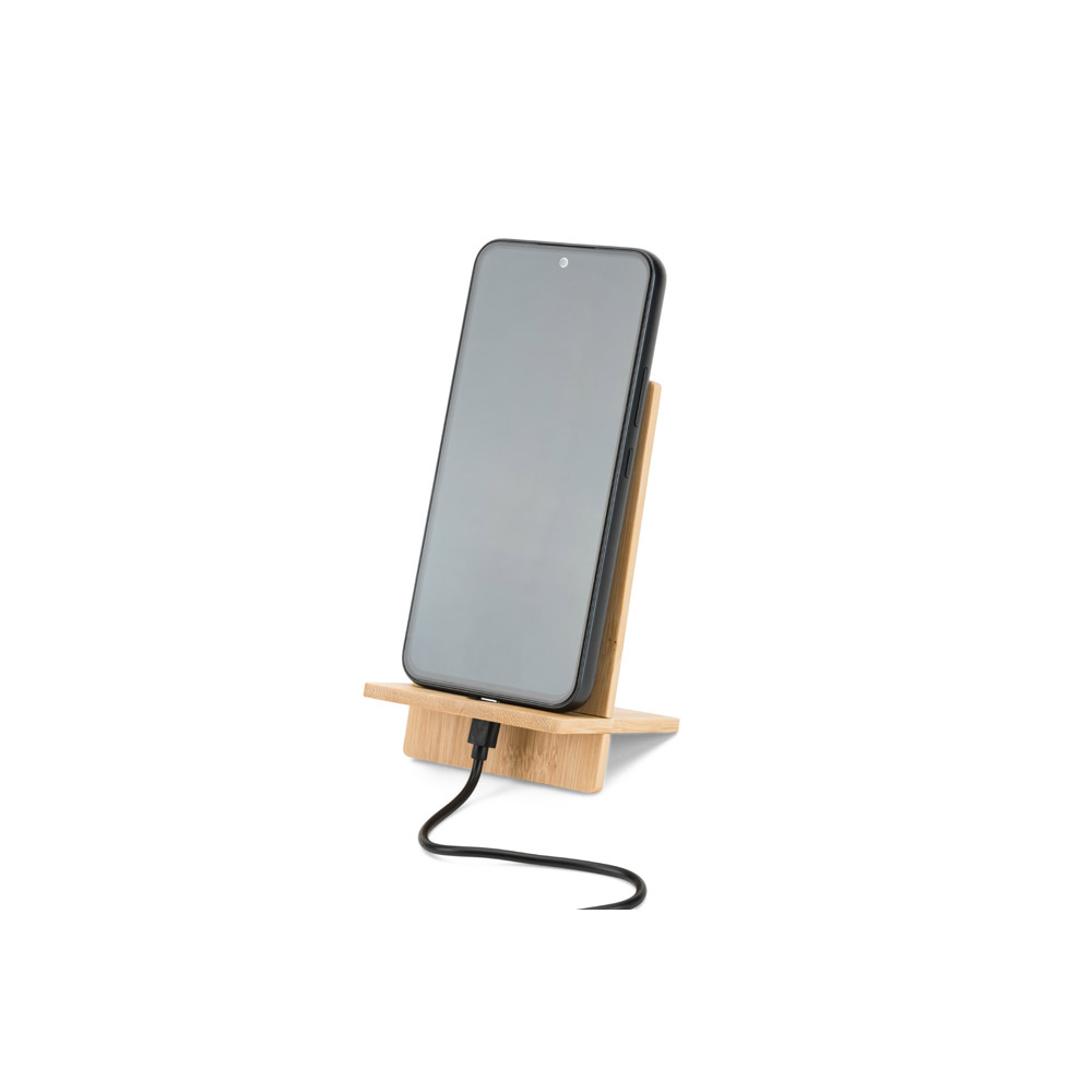 Novidade 2026!!! Suporte para celular em bambu, desmontável em duas partes
