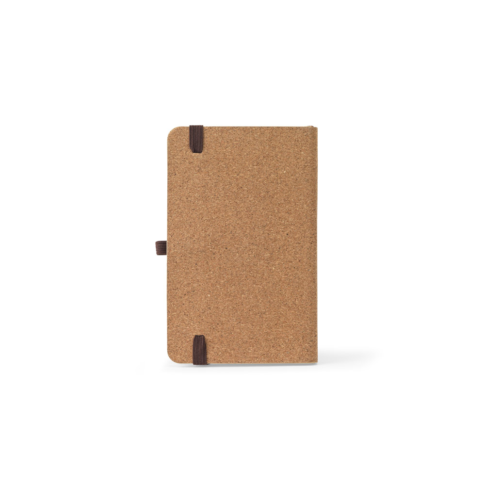Novidade 2026!!! Caderno de bolso de capa dura em folha de bambu e cortiça com 160 páginas pautadas
