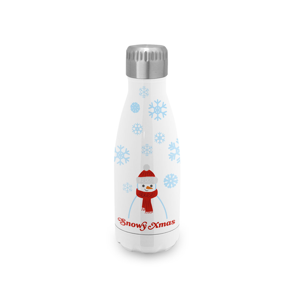 Novidade 2026!!! Garrafa para sublimação em aço inox com parede dupla, isolada a vácuo 380 mL