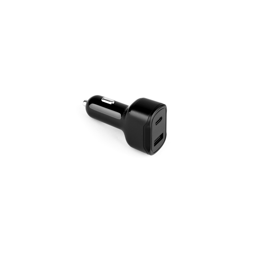Novidade 2026!! Adaptador de isqueiro com porta USB-A 18W e USB-C 20W em 100% rABS