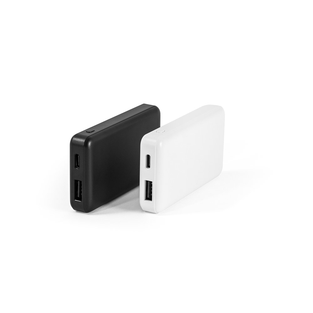 Novidade 2026!!!! Bateria portátil em ABS 100% reciclado e capacidade de 4.000 mAh