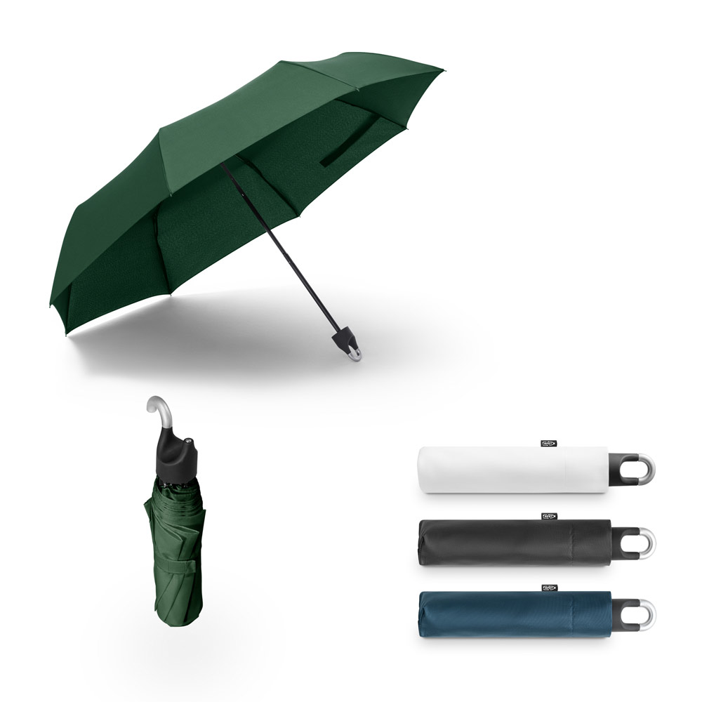 Novidade 2026!!  Guarda-chuva dobrável de 21'' em poliéster 100% reciclado pongee 190T