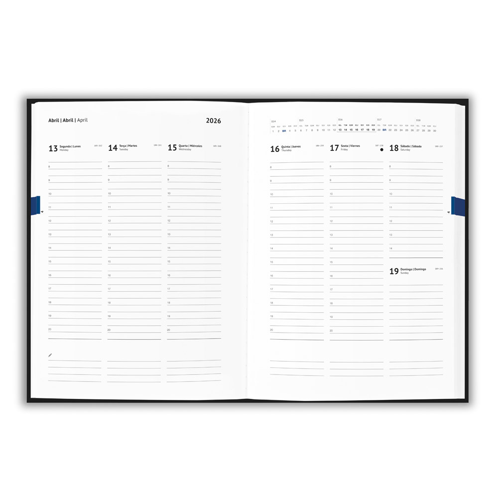 Agenda 2026!!! Agenda B5 em PET reciclado (100% rPET)