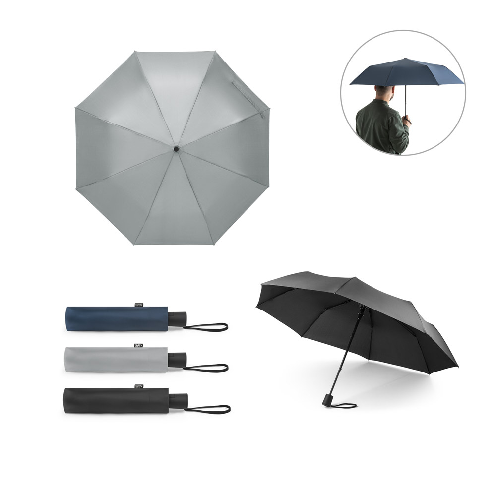 Novidade 2026!!! Guarda-chuva em rPET dobrável com abertura automática