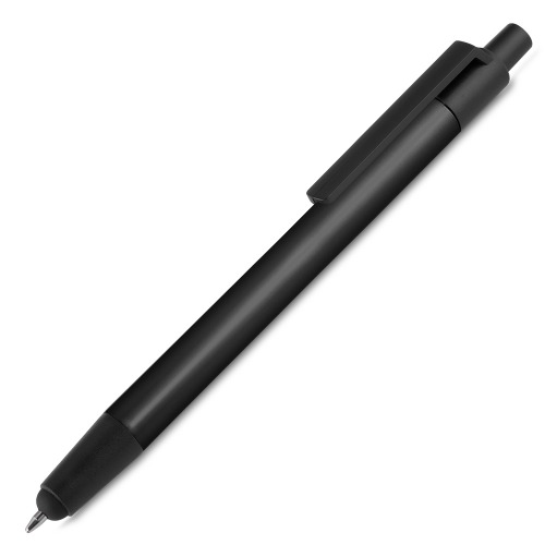 Caneta em metal com ponta touch. 14,0 x ø1,3 cm