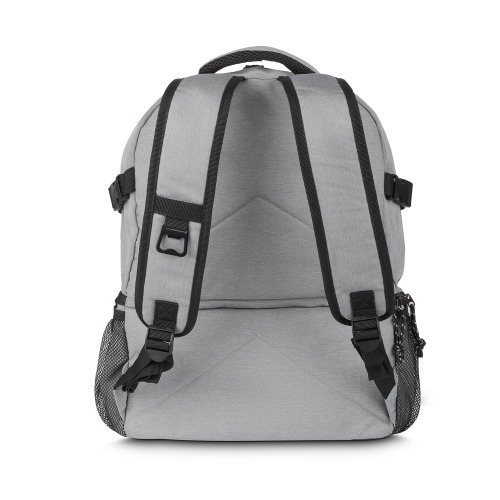 Mochila com compartimento térmico em tecido poliéster. 50x36x18cm