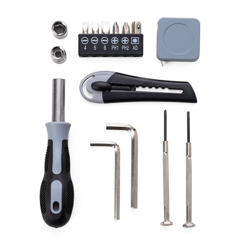 Novidade!!! Lanterna led com Kit Ferramentas. Fonte de energia: 3 pilhas AA. Dimensão do Produto: 23,7 x Ø9,5 cm Peso do Produto: 0,586 kg