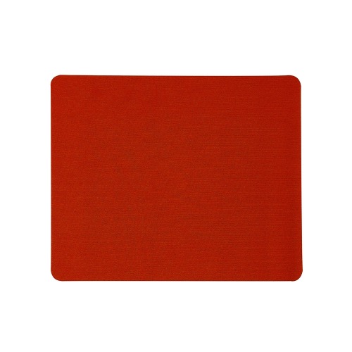 Mouse pad retangular de tecido, parte inferior emborrachada para evitar deslizamento.  18 x 22 cm