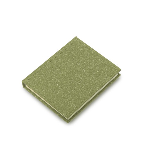 Bloco de anotações capa dura. 50 folhas. 10,5 x 8,0 x 1,2cm