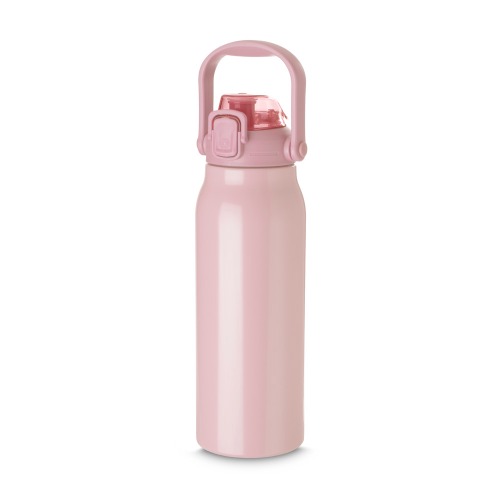 Garrafa térmica em aço inox, com capacidade de até 1,5L. Tampa rosqueável, bico removível. 27xø10,5cm