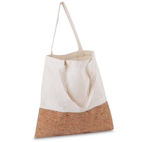 Sacola em Algodão 140g/m² e Cortiça (39x35x9cm)