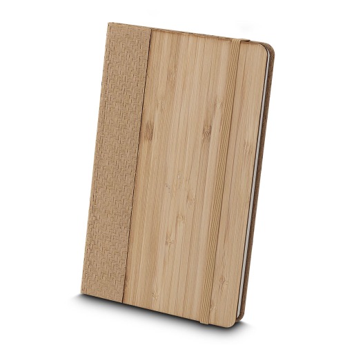 Caderno Capa em Bambu Caderno de anotações, cap