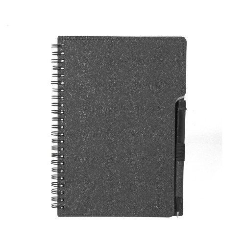 Caderno Capa em Papelão Reciclado c/ Caneta