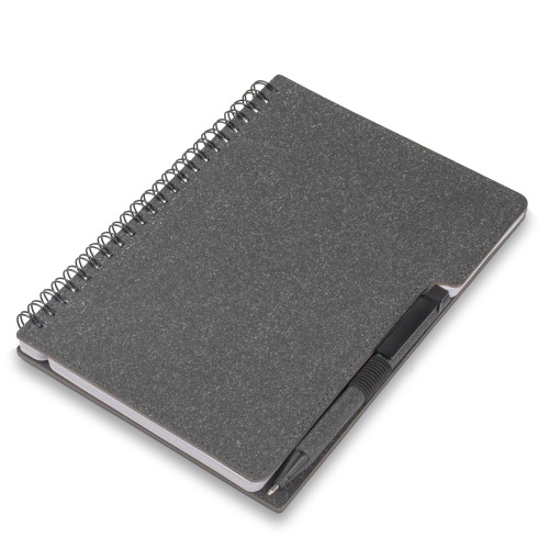 Caderno Capa em Papelão Reciclado c/ Caneta